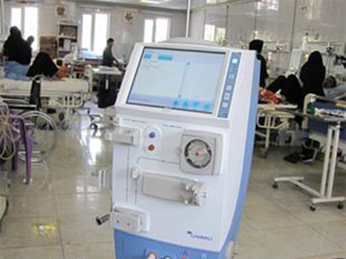  اهداء یک دستگاه دیالیز به بیمارستان شهید آیت ا... مدنی خوی